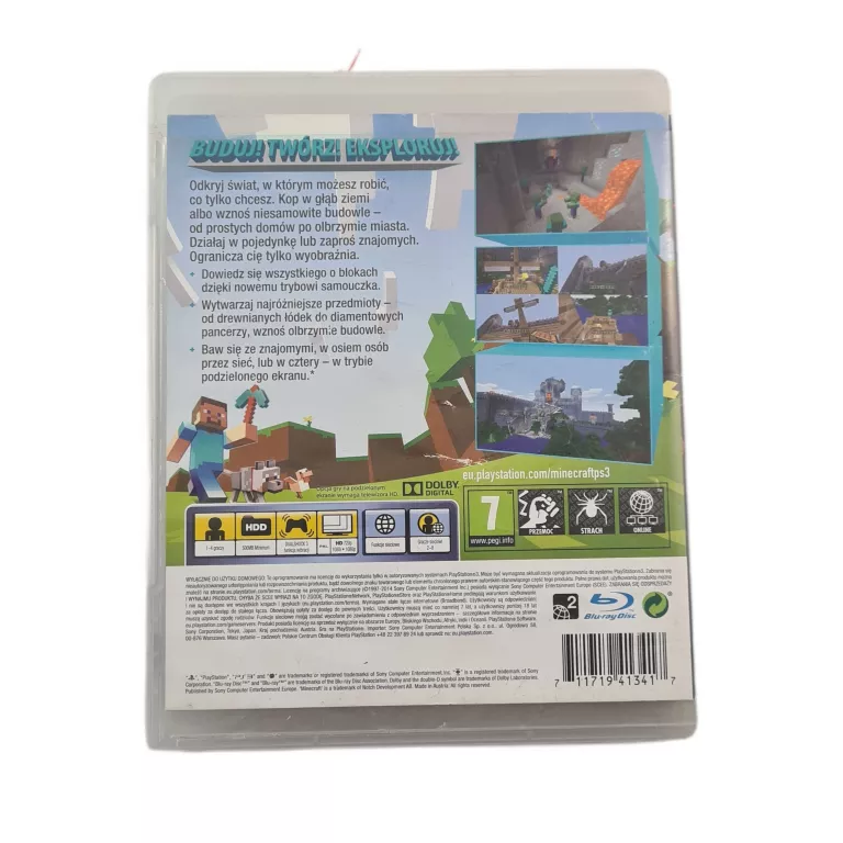 GRA PS3 MINECRAFT