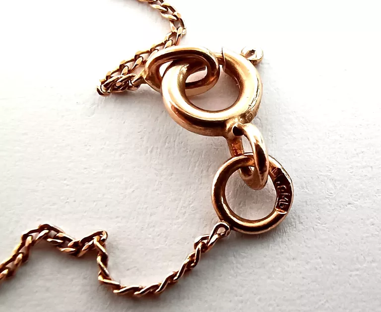 PIĘKNY ZŁOTY ŁAŃCUSZEK 585/583 2,88G 44CM