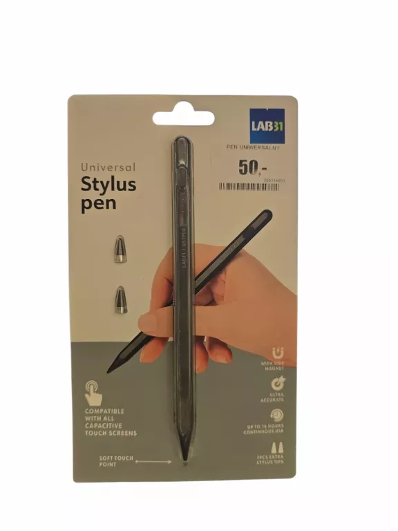 UNIWERSALNY RYSIK DO TABLETÓW/TELEFONÓW LAB31 STYLUS PEN UNIVERSAL