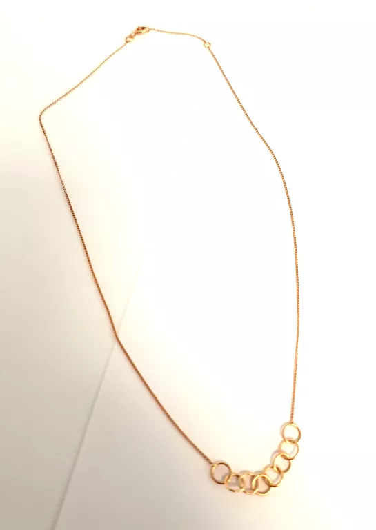 PIĘKNY ZŁOTY ŁAŃCUSZEK 585/583 2,88G 44CM