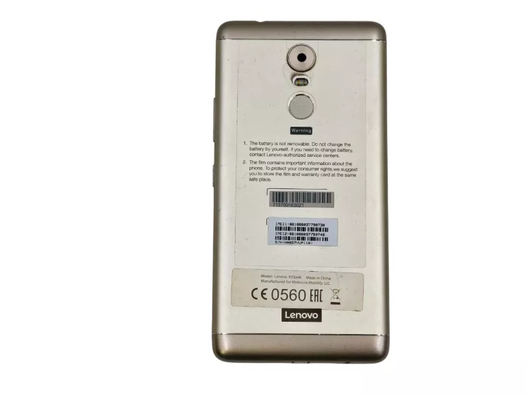TELEFON LENOVO K53A48 3/32GB 5,5" 4000MAH DUAL SIM