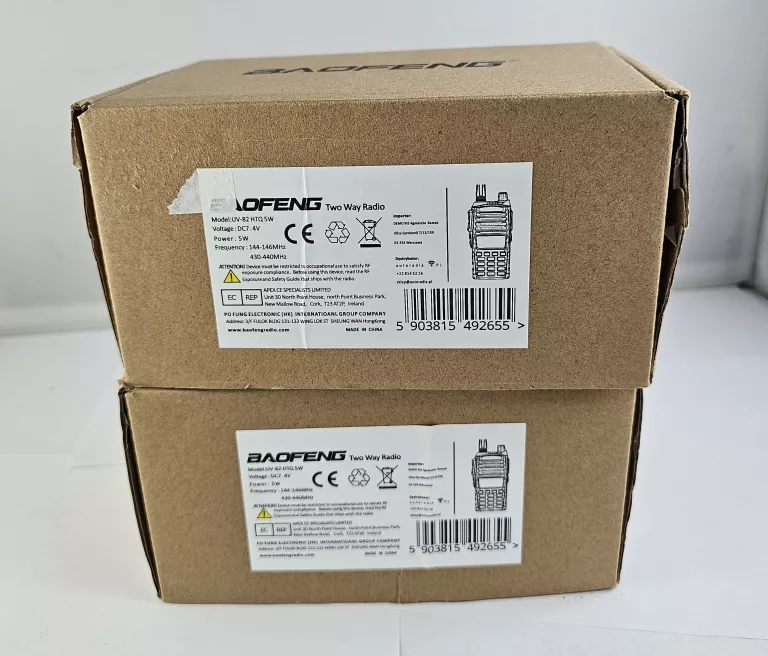 BAOFENG UV-82 HTQ 5W 2 SZTUKI