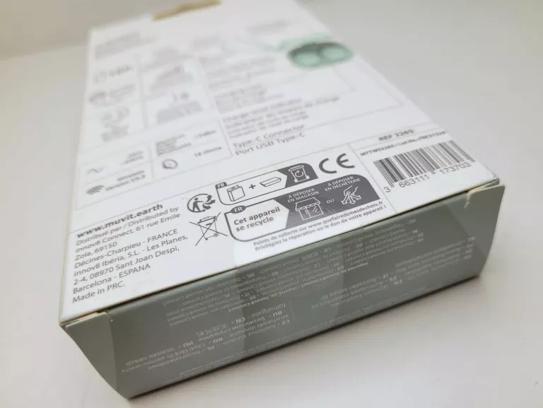 SŁUCHAWKI BEZPRZEWODOWE EARBUDX MTTWS3262 MUVIT CANDY KOMPLET