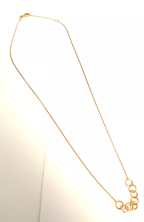 PIĘKNY ZŁOTY ŁAŃCUSZEK 585/583 2,88G 44CM