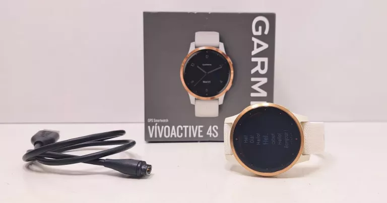 ZEGAREK SPORTOWY GARMIN VIVOACTIVE 4S RÓŻOWO-BIAŁY