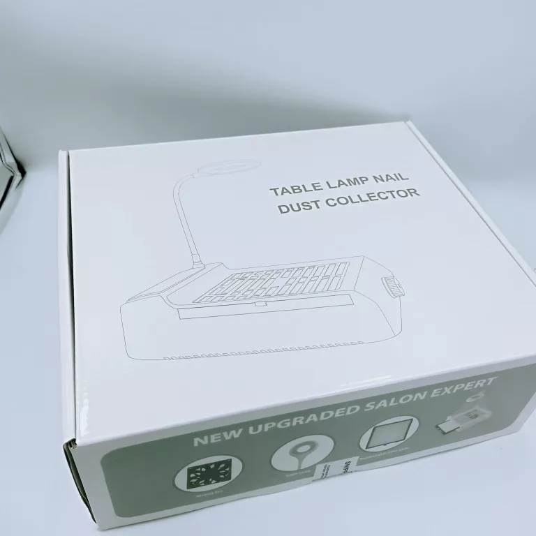 ODKURZACZ DO PAZNOKCI Z LAMPĄ 60 W WENTYLATOR DO ODSYSANIA PYŁU