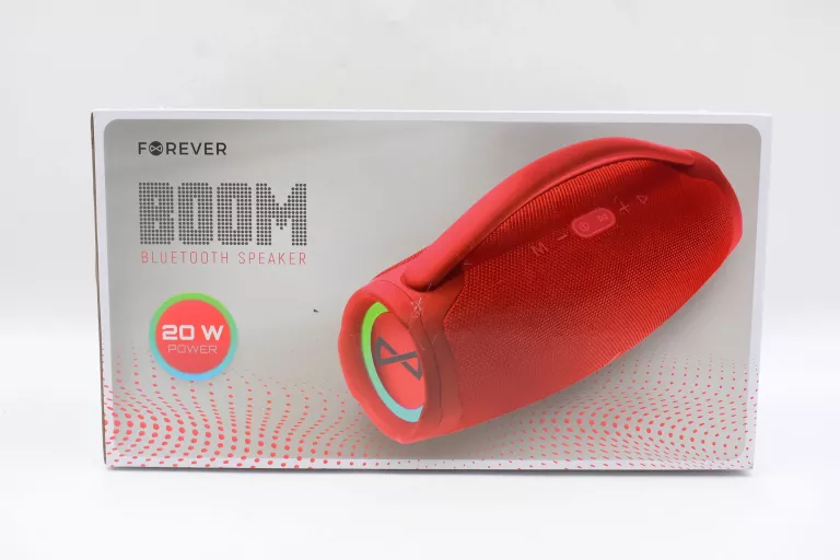 GŁOŚNIK FOREVER BOOM 20W CZERWONY