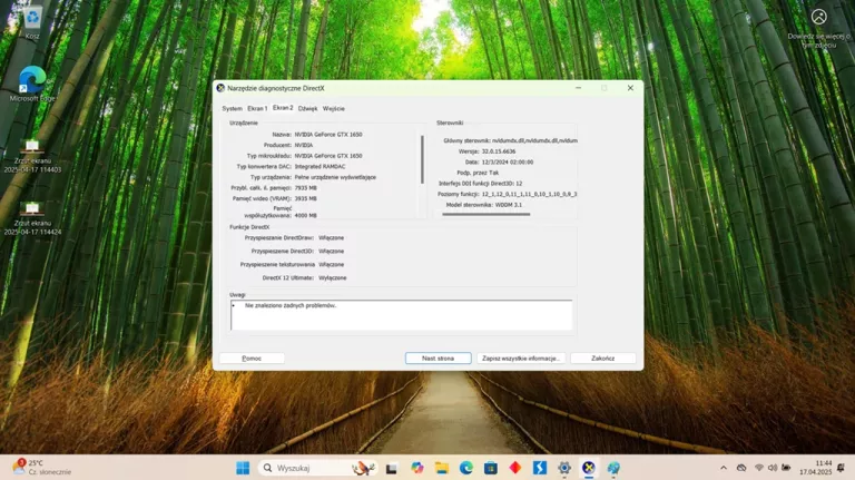 LAPTOP HP OMEN 15-DC1065NW I5-9300H 8GB RAM 265GB SSD + 1TB HDD GTX 1650