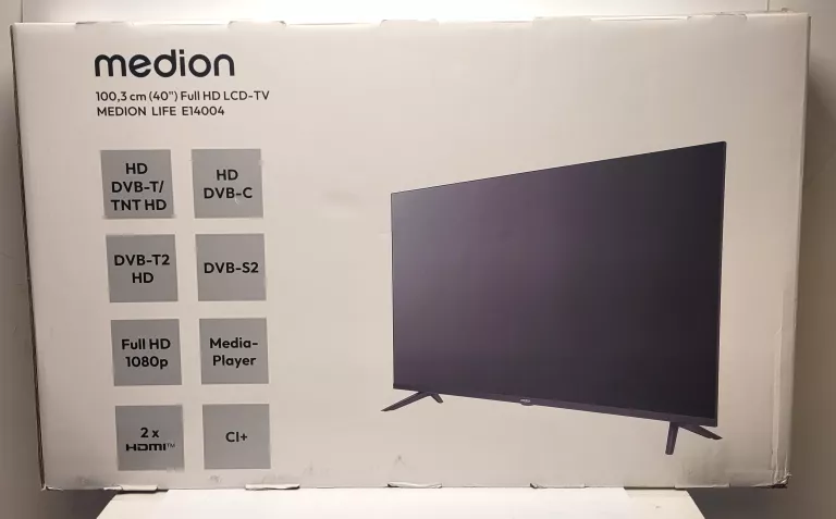 TELEWIZOR LED MEDION MD30225 40'' FULL HD Z WBUDOWANYM DEKODEREM DVB-T2