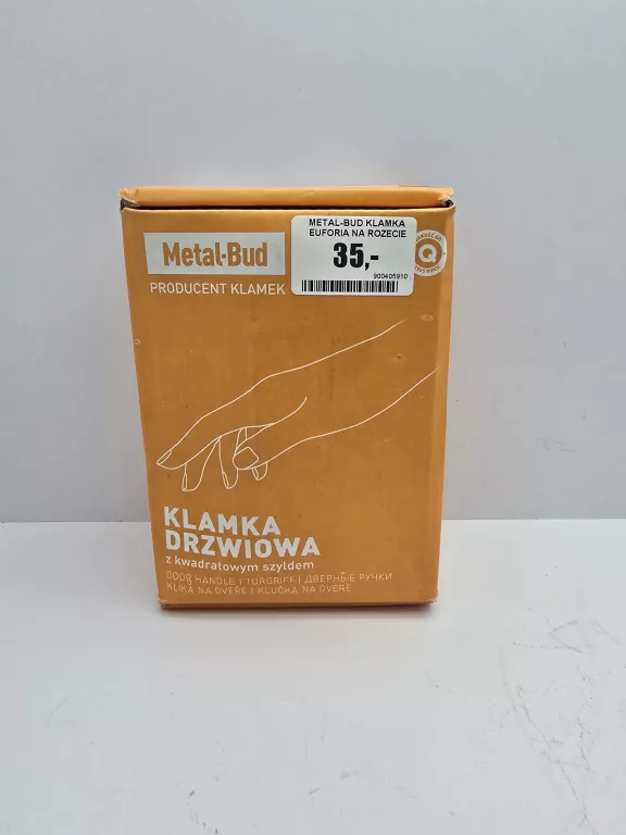 METAL-BUD KLAMKA EUFORIA NA ROZECIE CZARNA