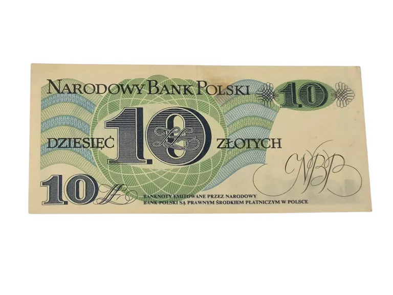 BANKNOT 10 ZŁ 1982 ROK - SERIA T 8818426 STAN 10/10