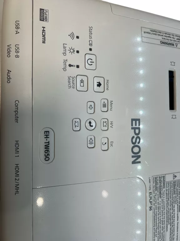 PROJEKTOR EPSON EH TW5650 + OKABLOWANIE
