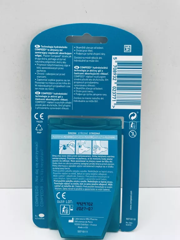 COMPEED PLASTRY NA PĘCHERZE OTARCIA ŚREDNIE 5SZT W OPAKOWANIU