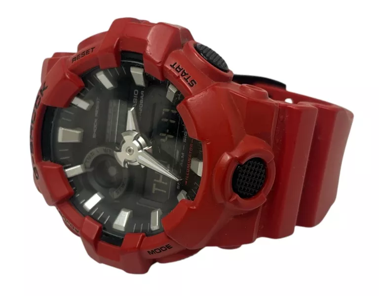 ZEGAREK CASIO G-SHOCK GA-700 CZERWONY *OPIS*