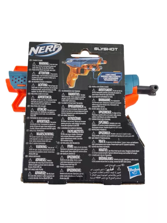 MAŁY ZABAWKOWY PISTOLET NA STRZAŁKI BROŃ NERF ELITE 2.0 SLYSHOT+3 STRZAŁKI