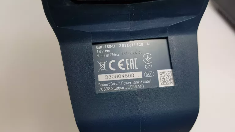 MŁOTOWIERTARKA BOSCH PROFESSIONAL GBH 180-LI