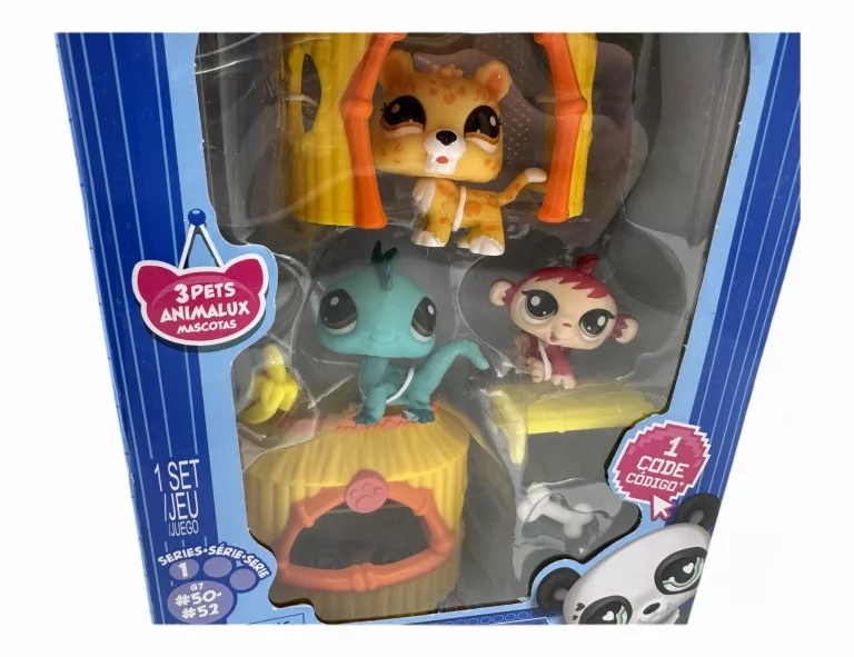 ZESTAW FIGUREK LITTLEST PET SHOP JUNGLE PLAY JAK NOWE!!