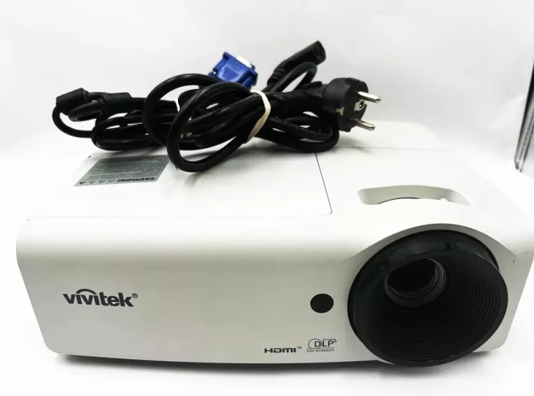 PROJEKTOR DLP VIVITEK D556 + OKABLOWANIE