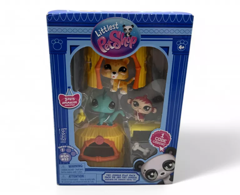 ZESTAW FIGUREK LITTLEST PET SHOP JUNGLE PLAY JAK NOWE!!