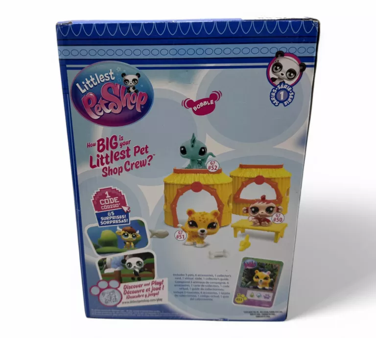 ZESTAW FIGUREK LITTLEST PET SHOP JUNGLE PLAY JAK NOWE!!