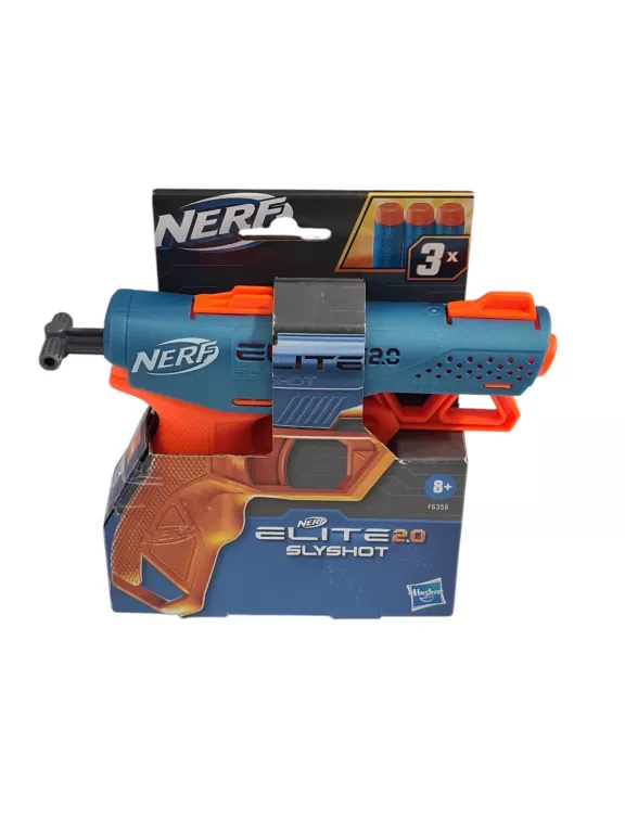 MAŁY ZABAWKOWY PISTOLET NA STRZAŁKI BROŃ NERF ELITE 2.0 SLYSHOT+3 STRZAŁKI