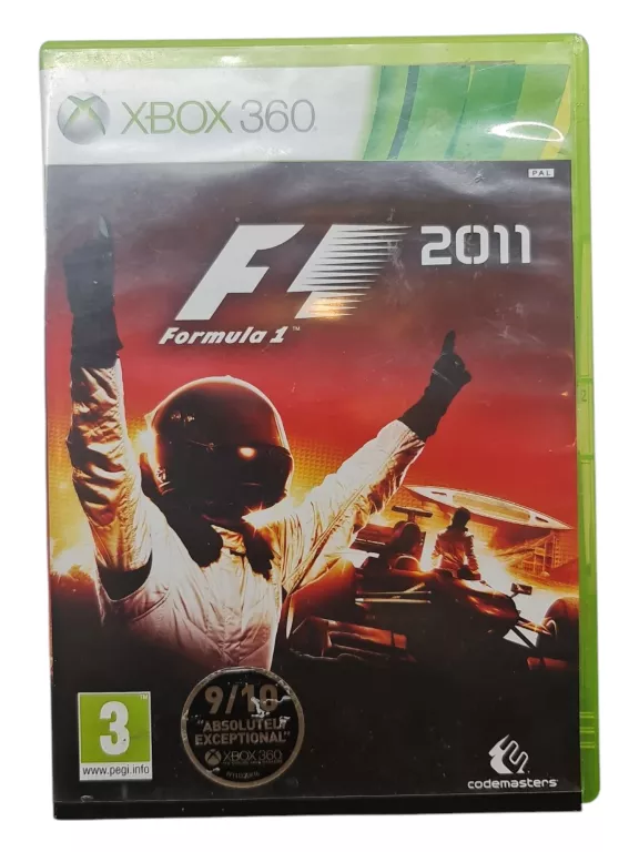 FORMULA 1 F1 2011 MICROSOFT XBOX 360