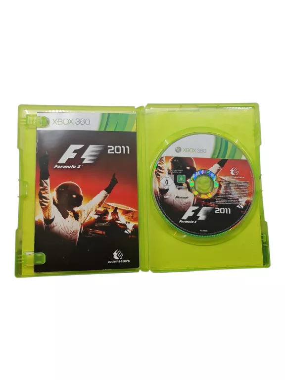 FORMULA 1 F1 2011 MICROSOFT XBOX 360