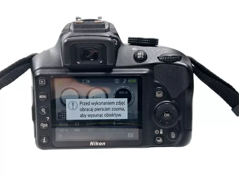 LUSTRZANKA NIKON D3400 + OBIEKTYW AF-P 18-55MM NON VR KOMPLET