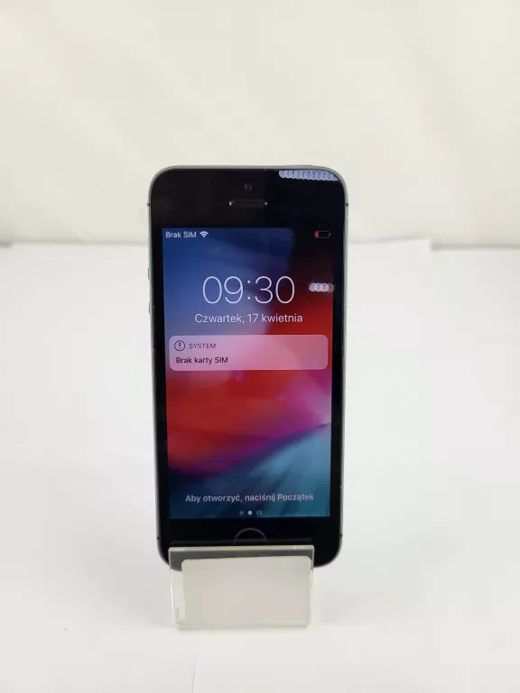 TELEFON IPHONE 5S 16GB RYSY NA EKRANIE