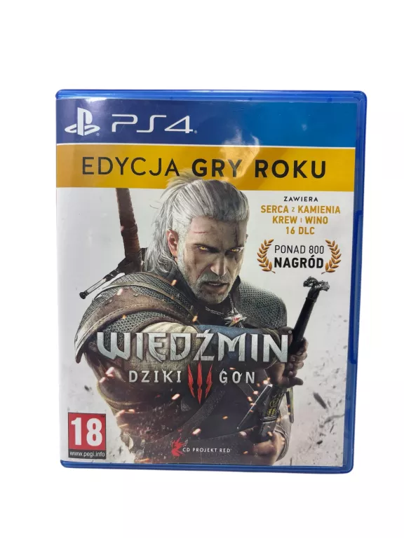 GRA NA PS4 WIEDŹMIN 3 III DZIKI GON EDYCJA GRY ROKU