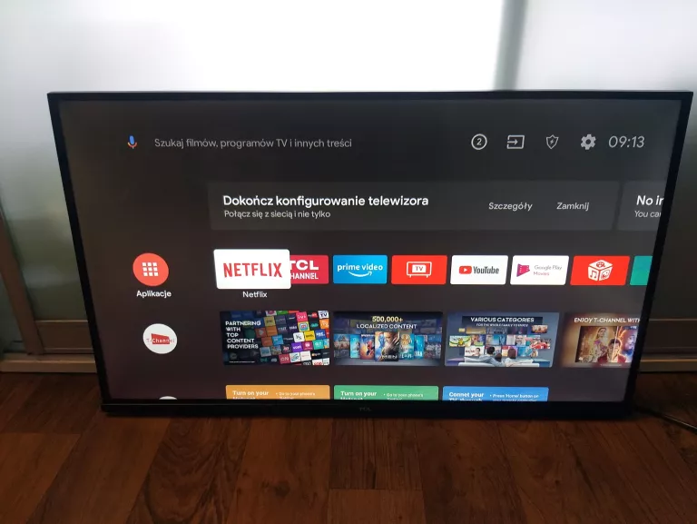 TELEWIZOR TCL 32S618X1 SMART TV ANDROID TV 32 CALE