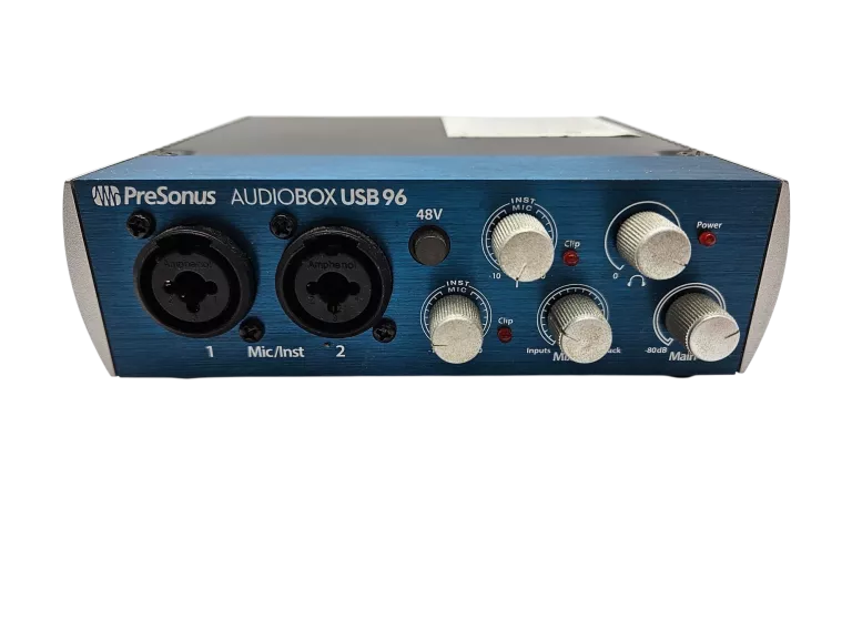 INTERFEJS PRESONUS AUDIOBOX 96 STUDIO +MIKROFON +SŁUCHAWKI
