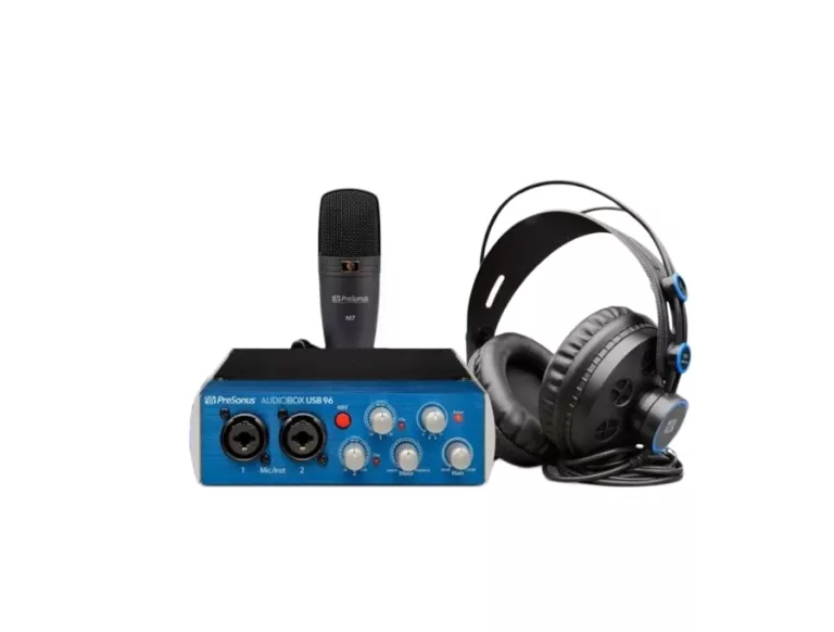 INTERFEJS PRESONUS AUDIOBOX 96 STUDIO +MIKROFON +SŁUCHAWKI