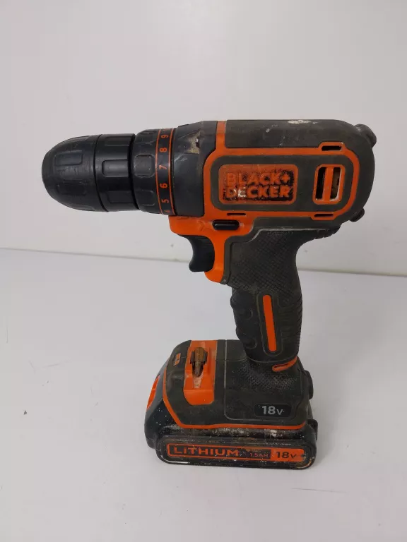 WKRĘTARKA  BLACK DECKER AKUMULATOROWA 18V