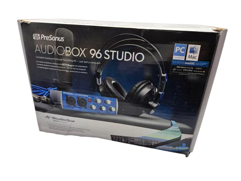 INTERFEJS PRESONUS AUDIOBOX 96 STUDIO +MIKROFON +SŁUCHAWKI