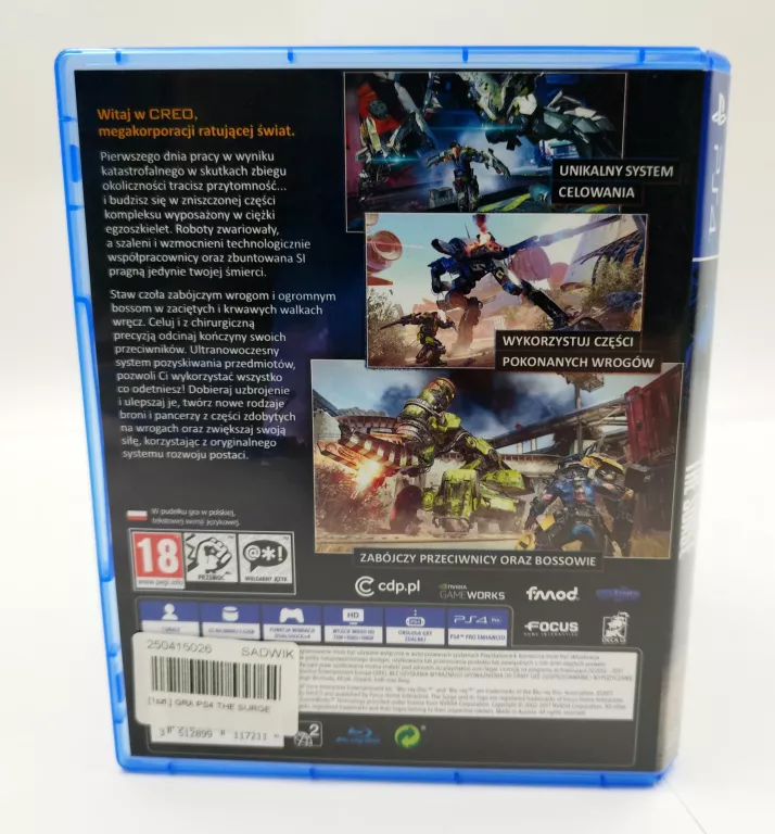 GRA PS4 THE SURGE