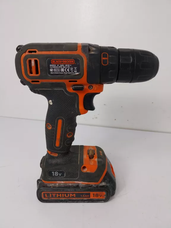 WKRĘTARKA  BLACK DECKER AKUMULATOROWA 18V