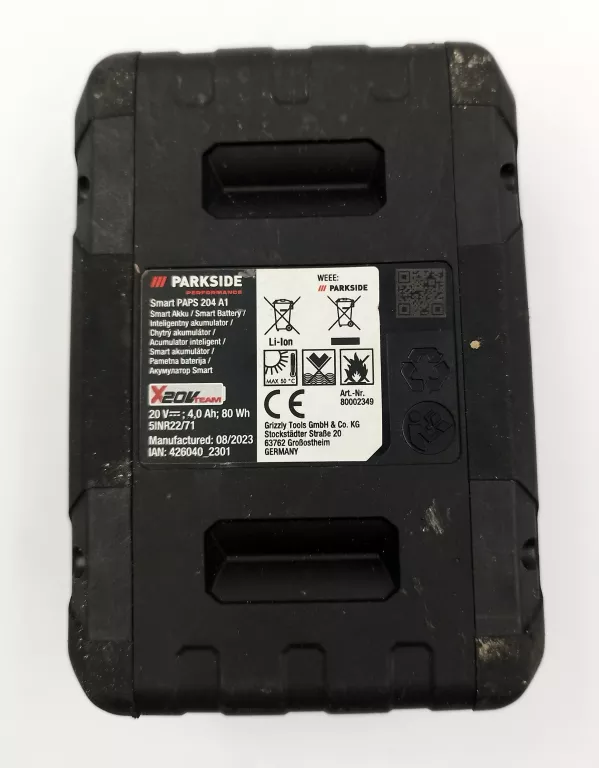 KOMPLET PARKSIDE ŁADOWARKA 20V 2X4.5A + AKUMULATOR 20V/4AH