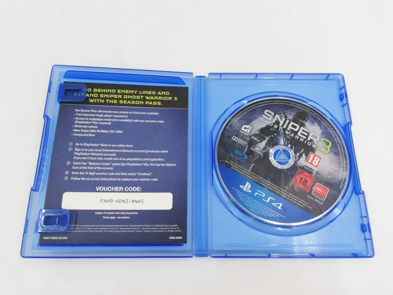 GRA SNIPER 3 GHOST WARRIOR PS4
