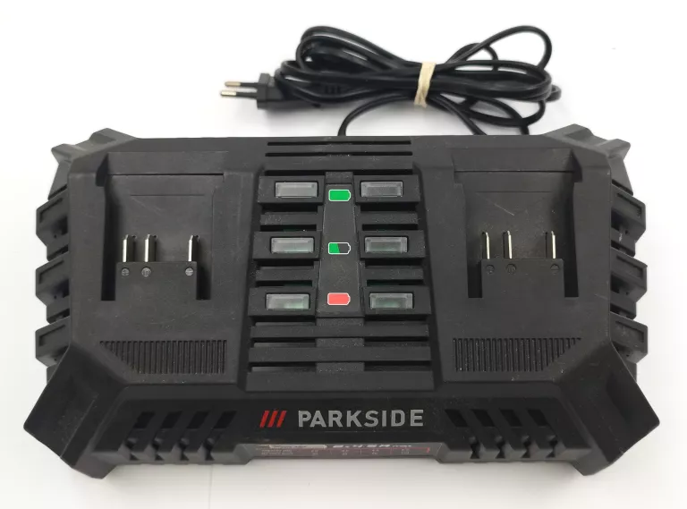 KOMPLET PARKSIDE ŁADOWARKA 20V 2X4.5A + AKUMULATOR 20V/4AH