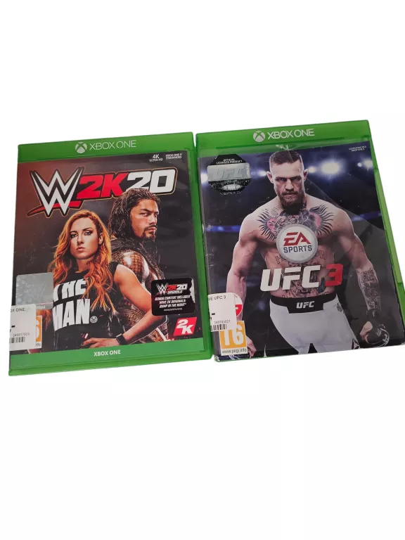 ZESTAW GIER XBOX ONE UFC 3 + W2K20