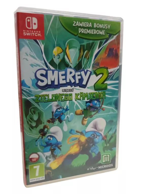 GRA NA NINTENDO SWITCH SMERFY 2 WIĘZIEŃ ZIELONEGO KAMIENIA PL