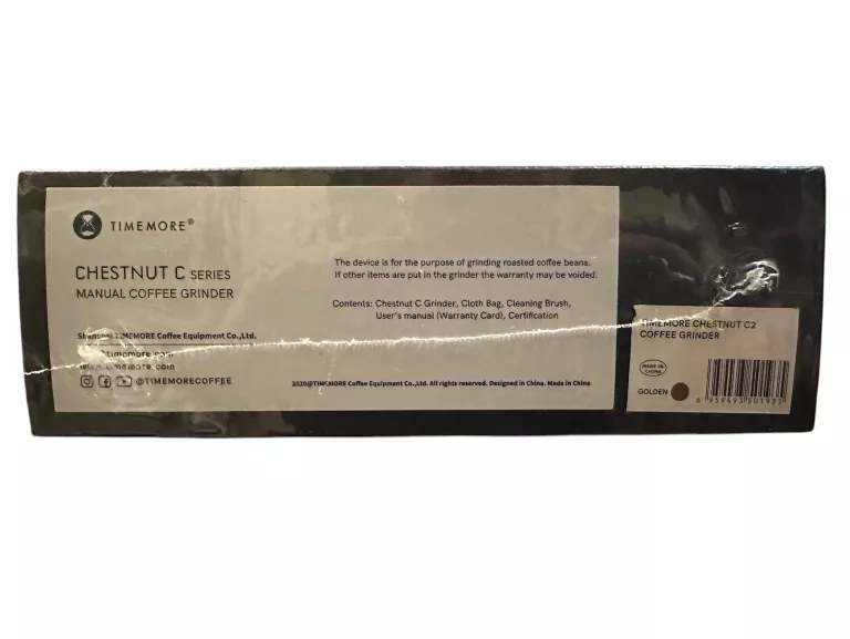ORYGINALNY RĘCZNY MŁYNEK DO KAWY TIMEMORE CHESTNUT C2 GOLD