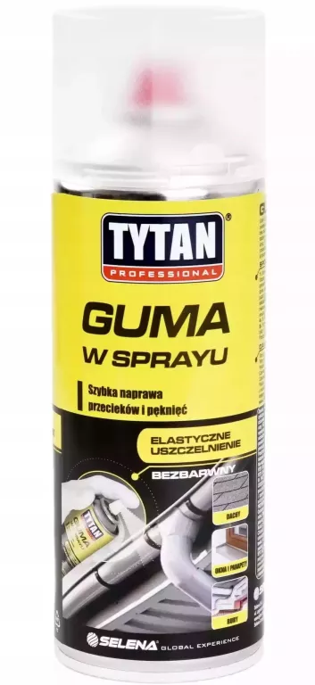 GUMA USZCZELNIAJĄCA W SPRAYU TYTAN BEZBARWNA 400ML