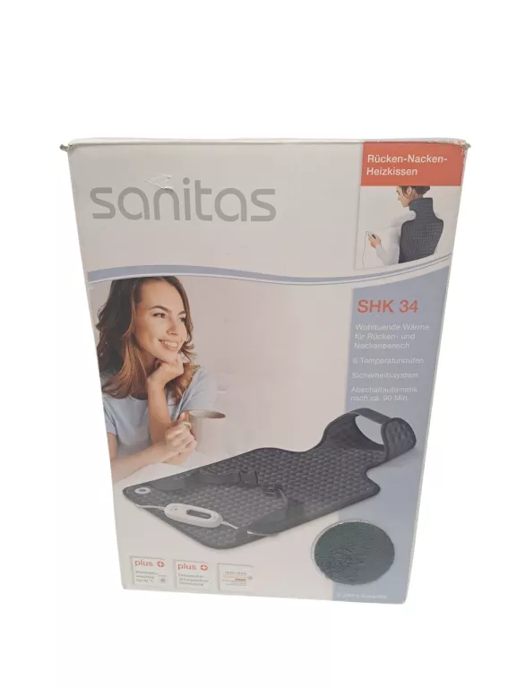 SANITAS PODUSZKA ELEKTRYCZNA NA PLECY I KARK