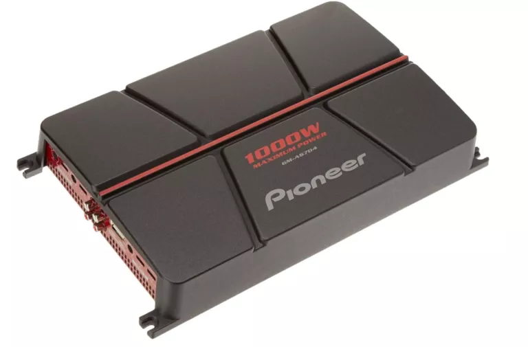 PIONEER GM-A6704 4-KANAŁOWY WZMACNIACZ MOSTKOWY Z WZMOCNIENIEM BASÓW