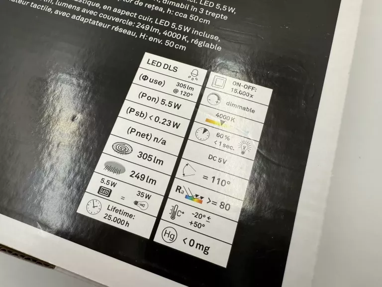 LAMPKA BIURKOWA LED Z BUDZIKIEM