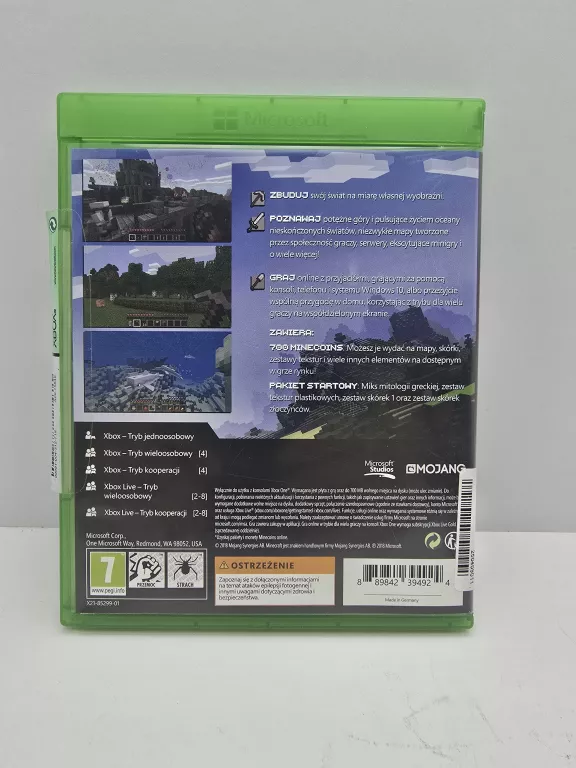 GRA XBOX ONE MINECRAFT