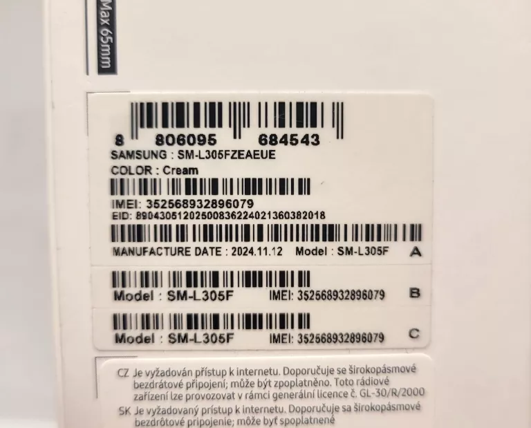 SMARTWATCH SAMSUNG GALAXY WATCH 7 40 MM SM-L305 / KOMPLET