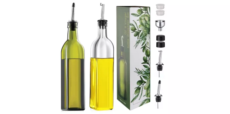 GVOLATEE SZKLANE POJEMNIK NA OLEJ 2 X 500 ML DOZOWNIK NA OCET OLIWĘ
